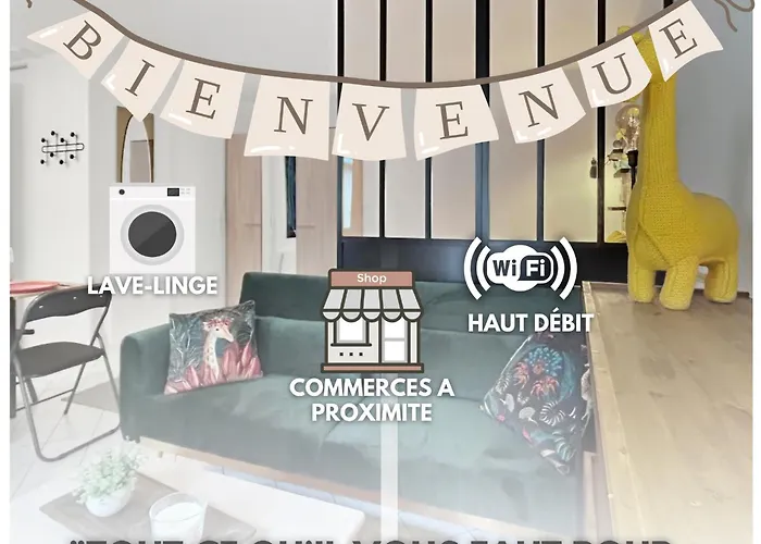 Studio Lumineux, Calme, Rer A 5 Min, Bien Place