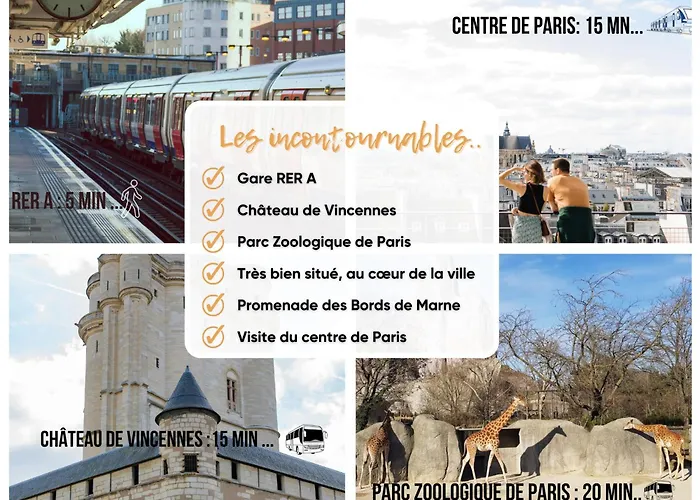 Apartament Renove, Calme, Commerces & Rer A 5 Min